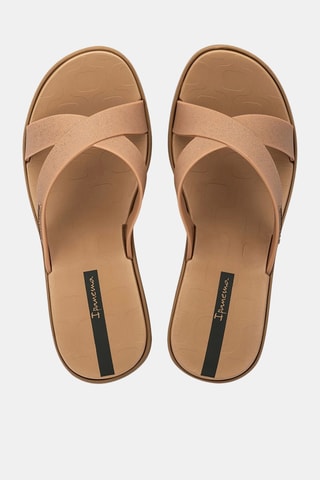 Sandalias de cuña Ipanema High Fashion II Slide -  Beige jaspeado