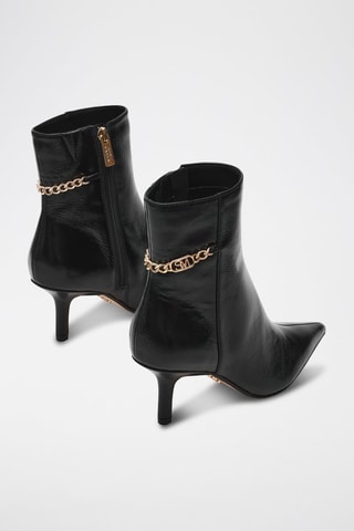 Botines de piel Auora - Negro