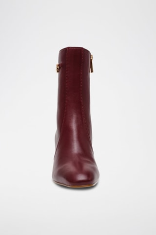 Botines de piel Geneeva - Burdeos