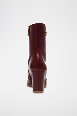 Botines de piel Geneeva - Burdeos