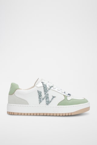 Zapatillas con plataforma Calie - Blanco