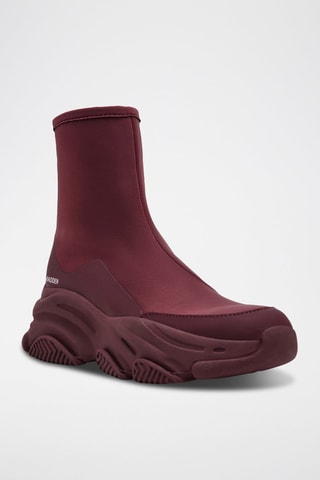 Zapatillas altas con plataforma Vrooms-E - Burdeos