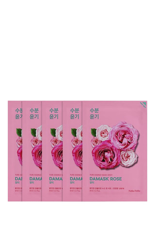 5 masques en tissu Pure Essence Rose - 5 x 20 g