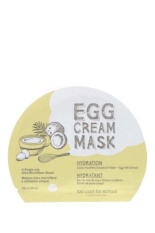 5 masques crème hydratants à l'œuf - 5 x 28 g