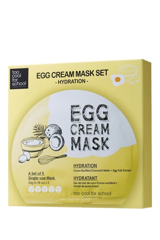 5 masques crème hydratants à l'œuf - 5 x 28 g