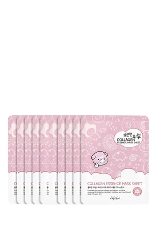 10 masques tissu Pure Skin Essence Collagène - 10 x 100 ml