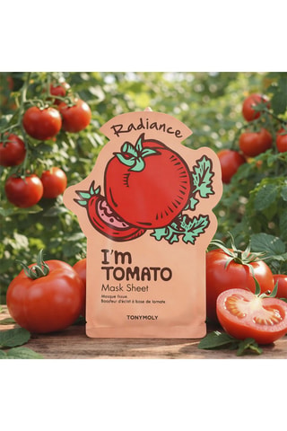 5 maschere in tessuto splendore pomodoro I'm Tomato - 5 x 21 ml