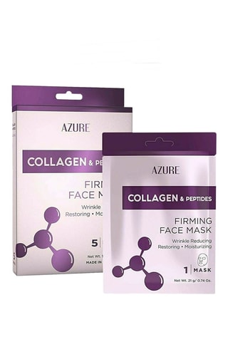 5 maschere in tessuto Collagene e Peptidi Azure - 5 x 21 g