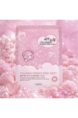 5 masques en tissu Essence Pure Collagène - 5 x 25 ml