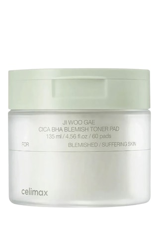 60 pads lotion tonique Cica BHA Ji Woo Gae - 170 ml