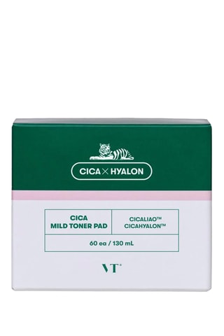 Vt Comsetics - Disques tonifiants exfoliants - Cica Mild Toner Pad - Visage - 60 pièces