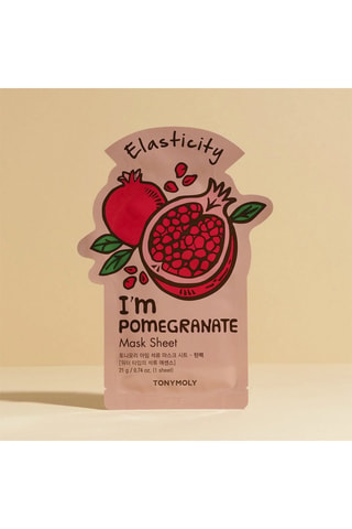 5 maschere in tessuto melograno I am elasticity - 5 x 21 ml