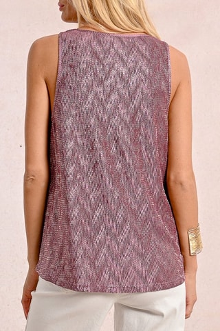 Camiseta de tirantes - Rosa viejo