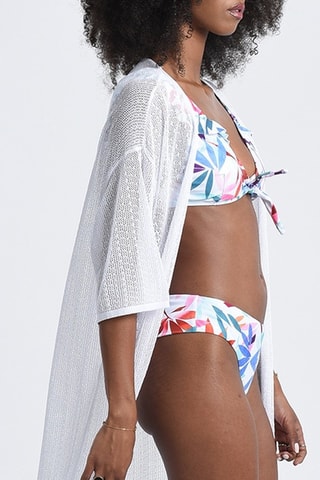 Kimono de plage - Blanc