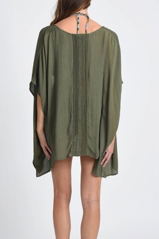 Kimono de plage - Kaki