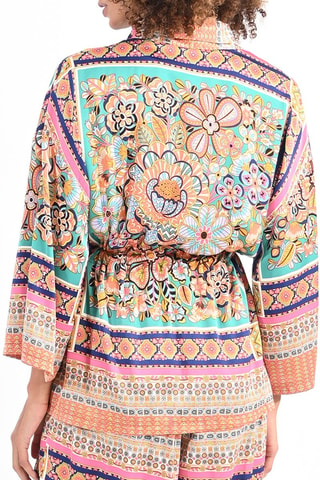 Veste - Orange et turquoise