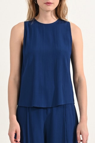 Top - Bleu marine