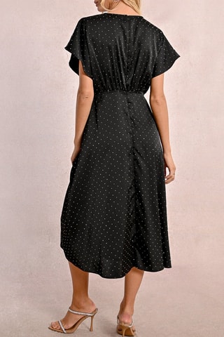 Vestido midi - Negro