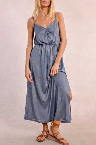 Vestido largo - Azul cobalto