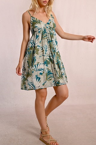 Vestido recto - Caqui