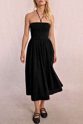 Vestido bustier - Negro