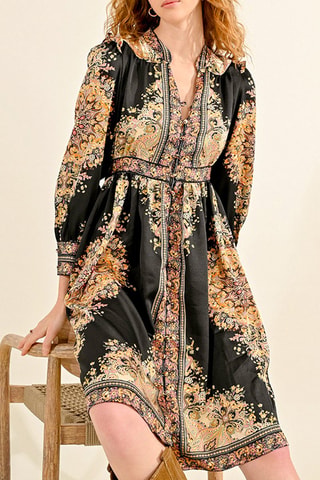 Vestido camisero - Negro - Molly Bracken