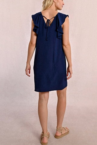 Vestido recto - Azul marino