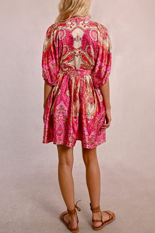 Vestido recto - Rosa