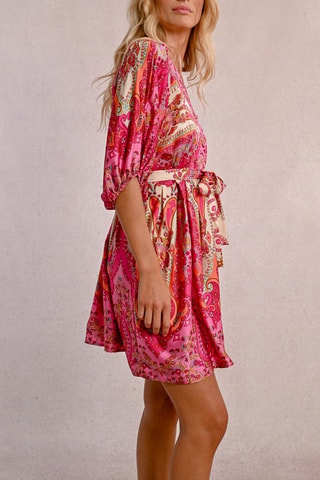 Vestido recto - Rosa