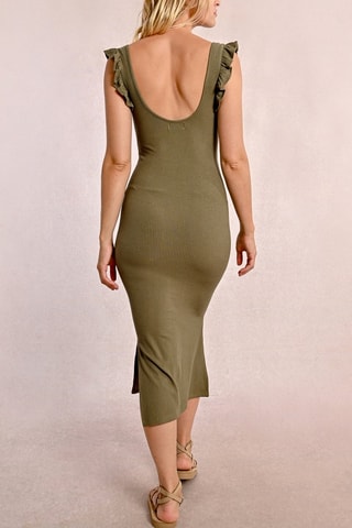 Vestido de tubo - Caqui