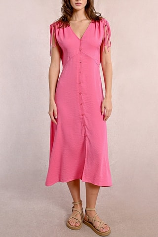 Vestido midi - Rosa