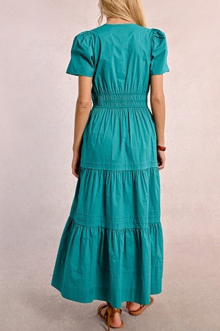 Vestido largo - Verde esmeralda