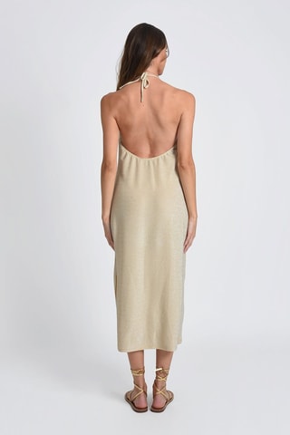 Robe midi - Doré