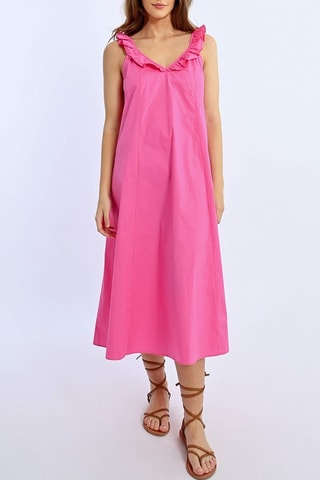 Vestido midi - Rosa