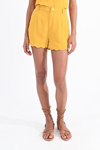 Short de tiro alto - Amarillo