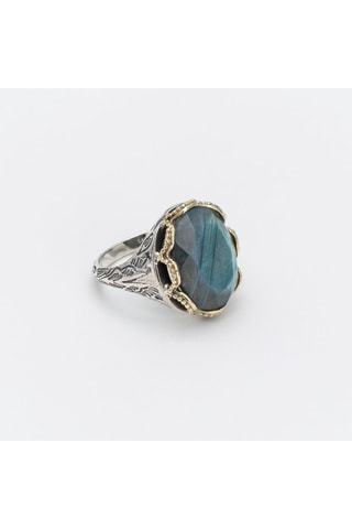 Anillo - Plata y labradorita
