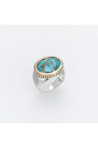 Anillo - Plata y turquesa