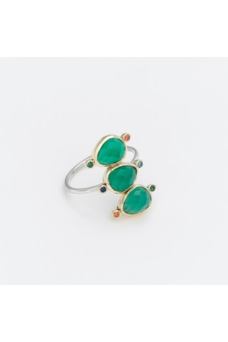 Anillo - Plata y ónice
