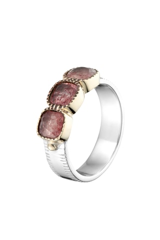Anillo - Plata y cuarzo