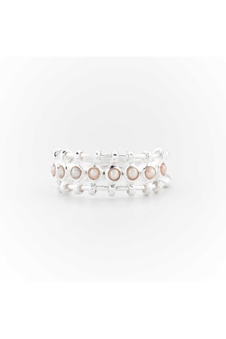 Anillo - Plata y perlas de imitación