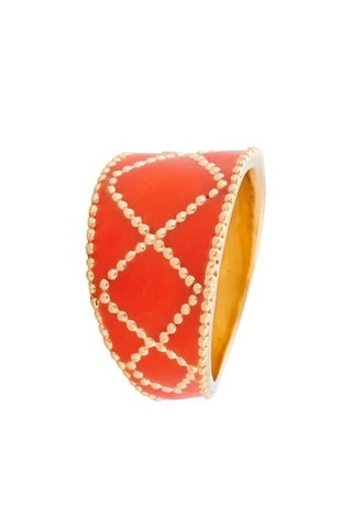 Anillo - Dorado y naranja