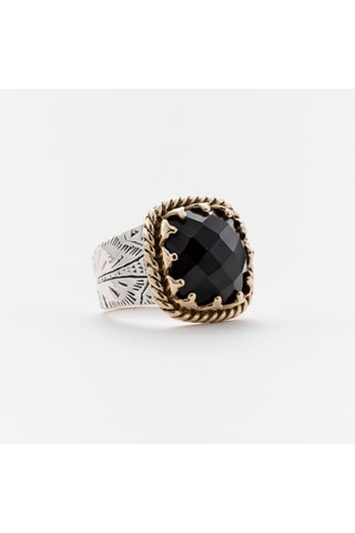 Anillo - Plata y ónice