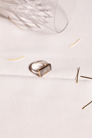 Anillo - Plata y tanzanita