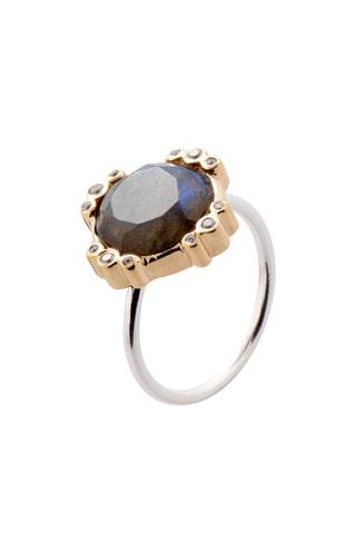 Anillo - Plata y labradorita