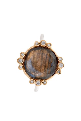 Anillo - Plata y labradorita
