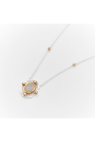 Collar - Plata y piedra de luna