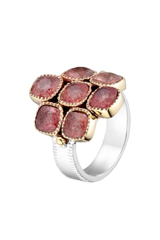Anillo - Plata y cuarzo
