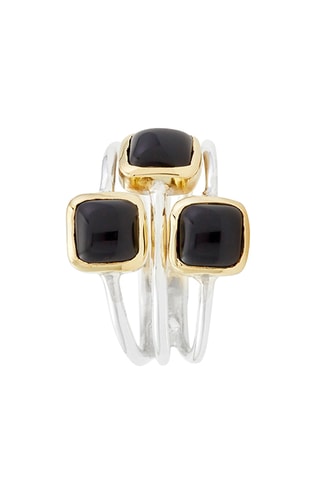 Anillo - Plata y ónice