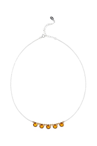 Collar - Plata y citrinos