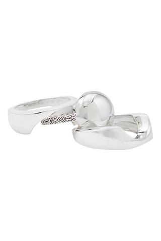 3 anillos - Plata